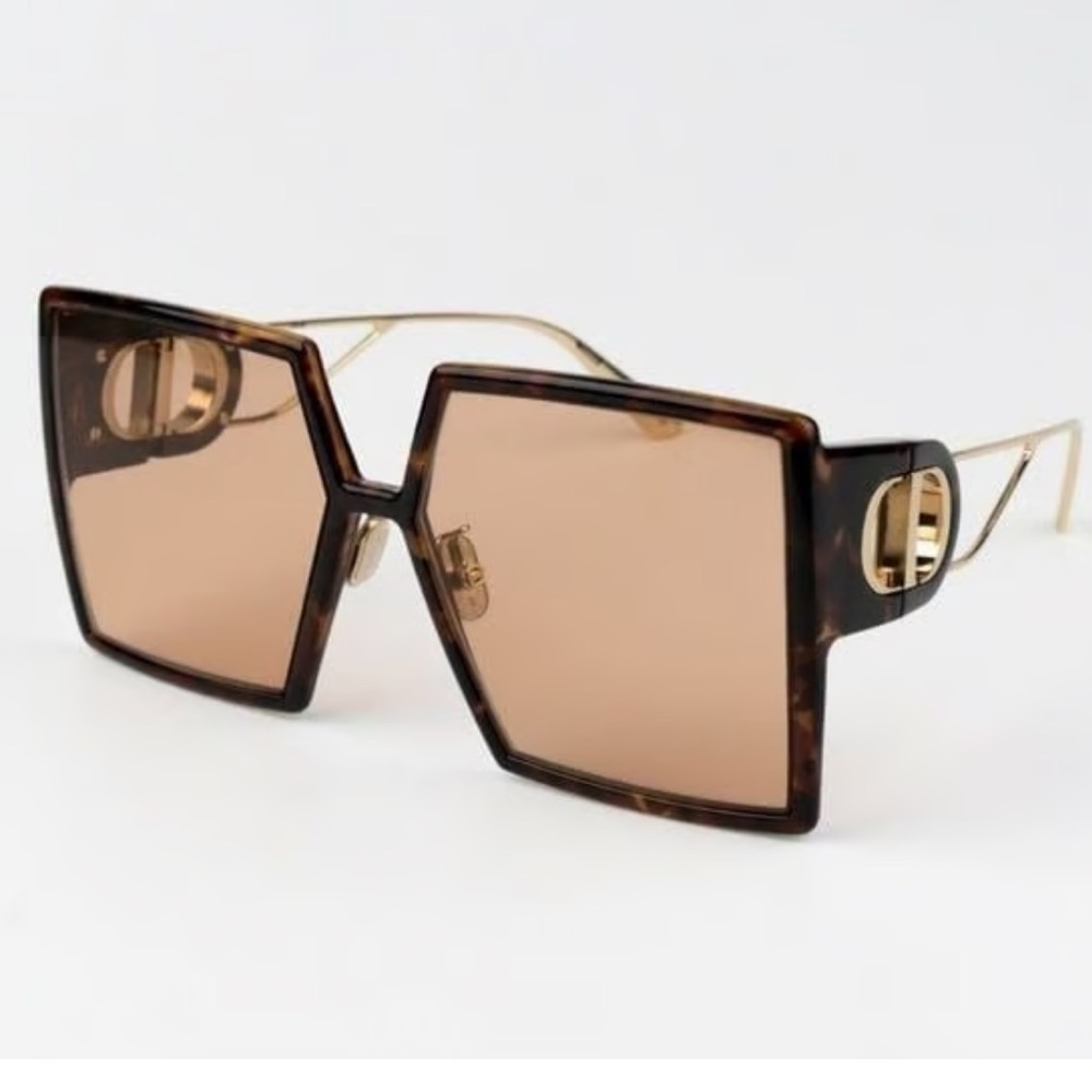 Dior Tortoise Shell Square Sunglasses